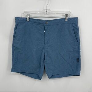 Devereux Proper Threads Bond Hybrid Swim Shorts in blue 34 7” inseam